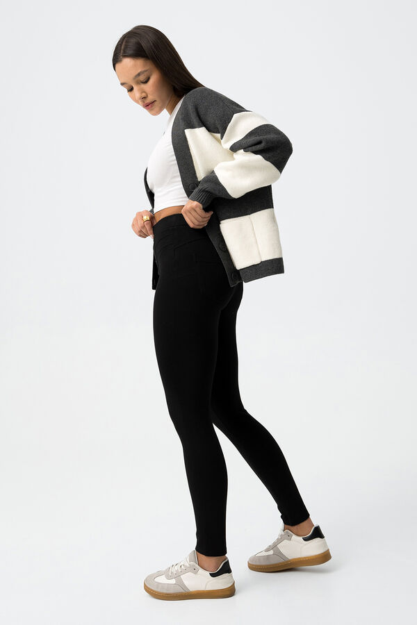 Tiffosi Leggings Skinny Fit negro