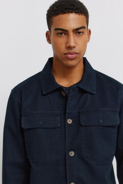 Springfield Cotton overshirt fit overshirt
