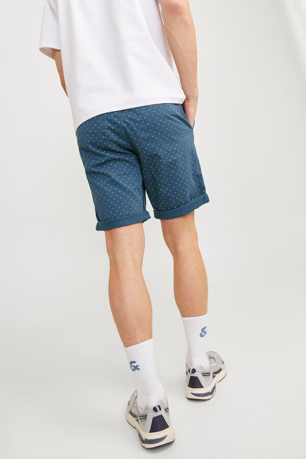 Springfield Pantalón corto chino azul medio