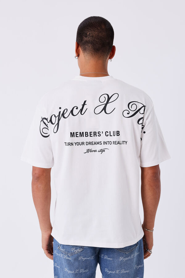 Project X Paris Camiseta logo manga corta blanco