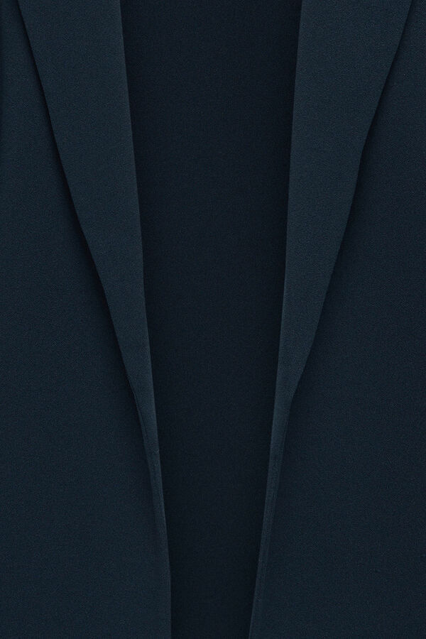 Only Girls Blazer fluido de manga comprida azul