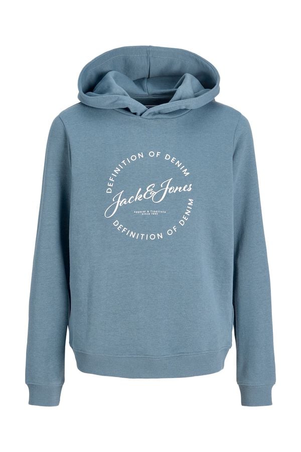 Jack & Jones Junior Fleece hooded sweatshirt grey