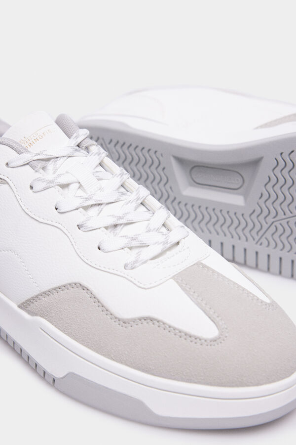 Springfield Sneaker combinée urbaine blanc