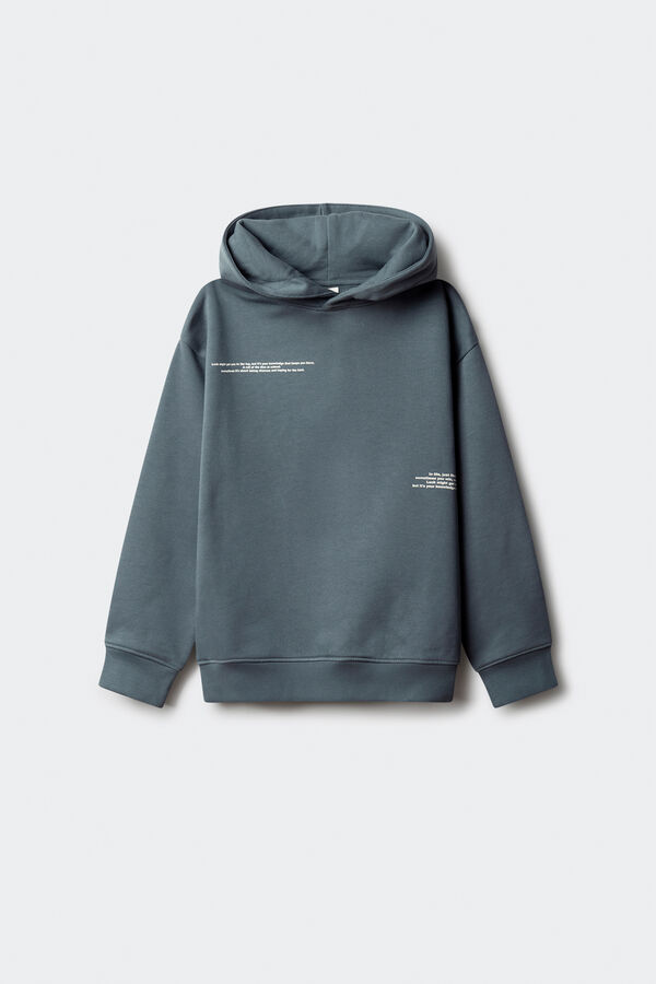 Springfield Kids Sudadera con capucha dados niño azul