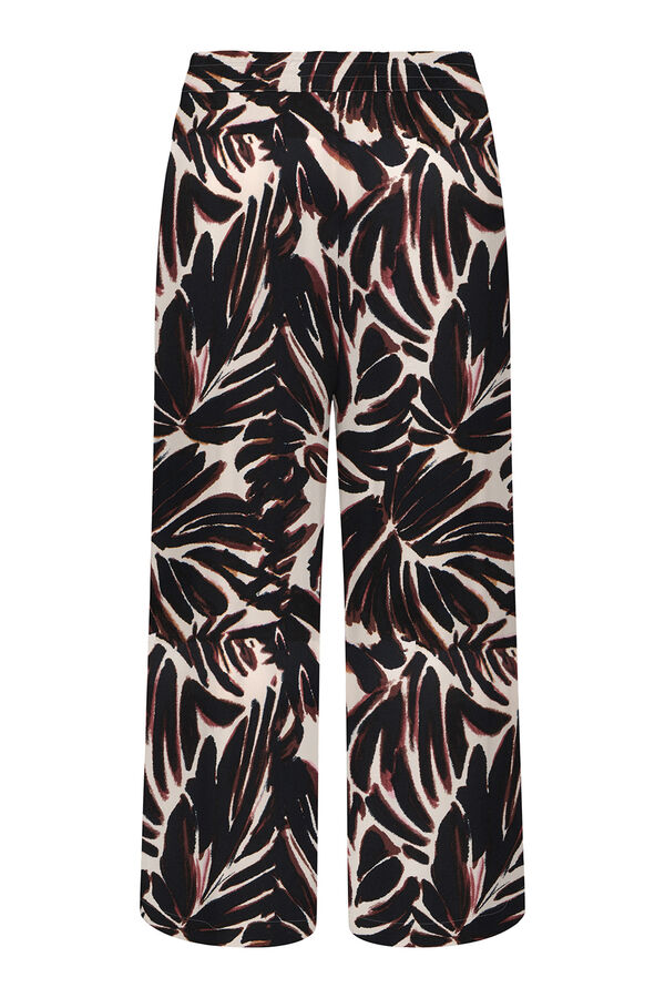 Only Pantal&oacute;n cropped fluido estampado