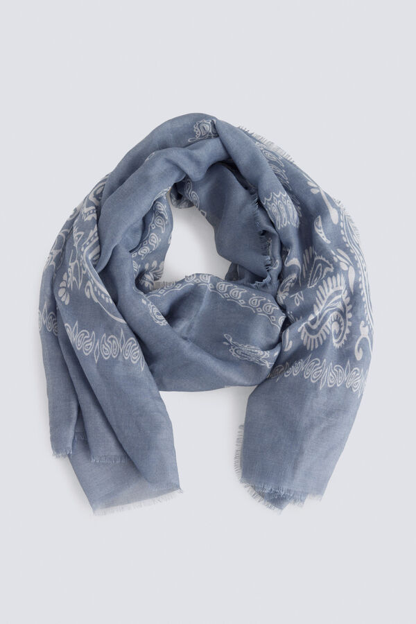 Springfield Paisley bandana blue