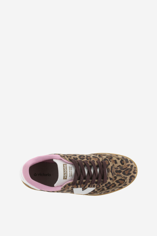 Victoria Victoria faux leather sneakers printed