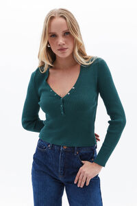 Oxxo Jersey con detalle de cierre