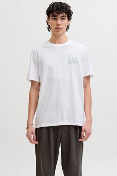 Jack & Jones T-shirt loose fit em algod&atilde;o