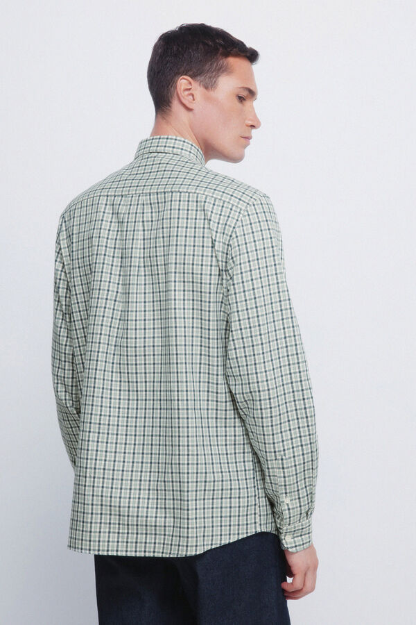 Springfield Small checkered shirt green
