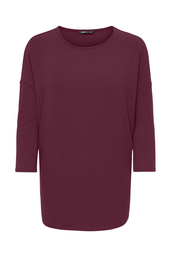 Only French sleeve T-shirt red