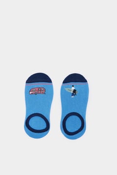 Springfield Invisible Surfer socks bluish