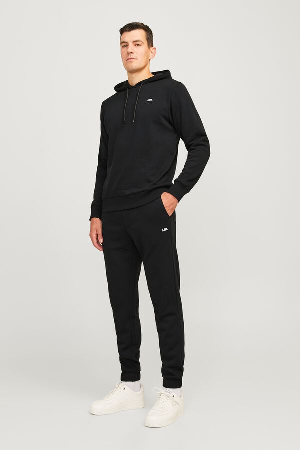 JJ REBEL Regular hooded sweatshirt black