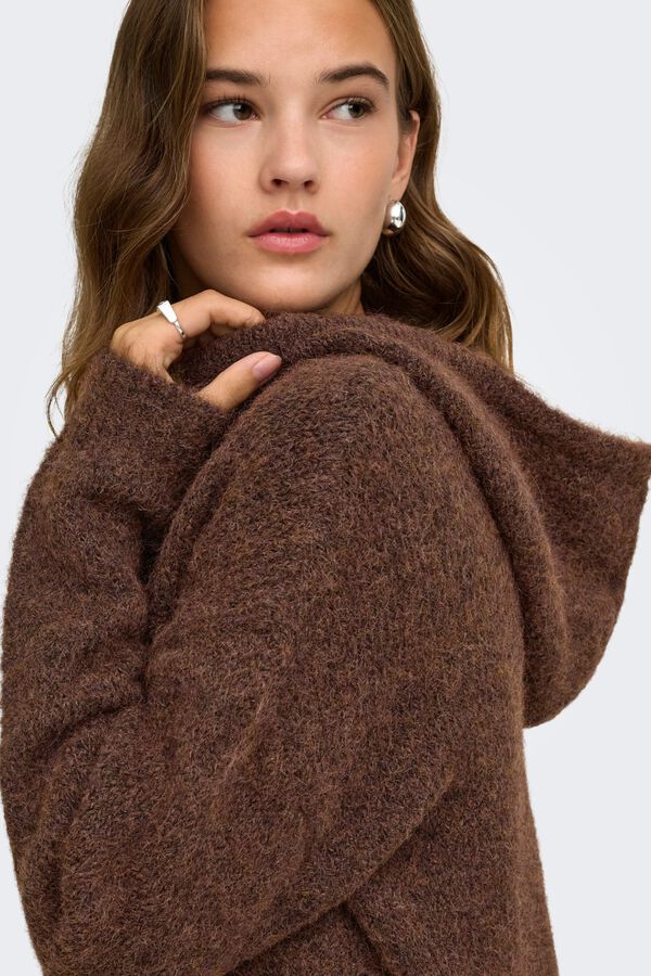 Only Sweatshirt de malha castanho