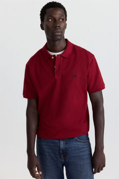 Springfield Piqu&eacute; basic regular fit polo shirt