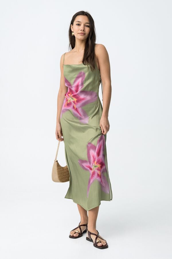 Tiffosi Printed dress green