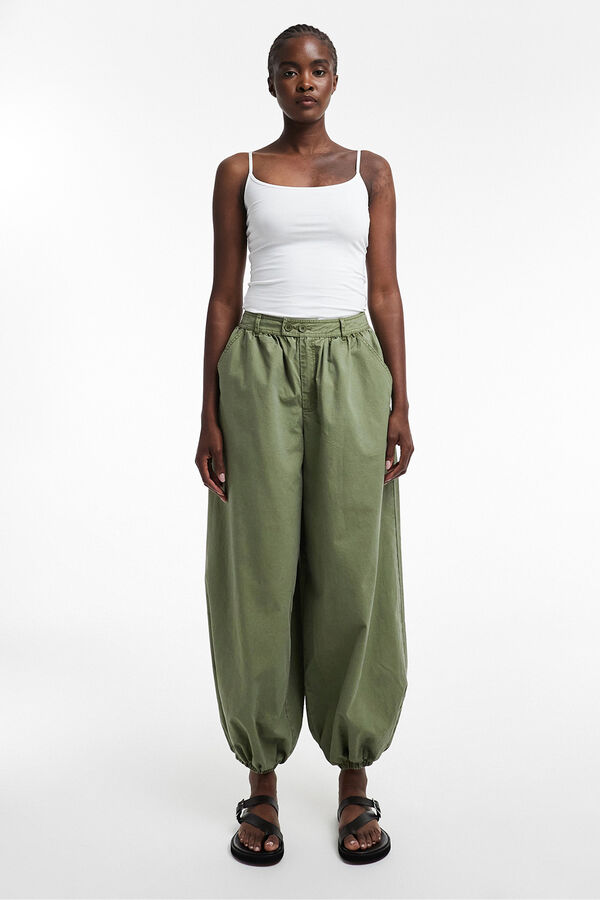 Topshop Balloon fit trousers nude
