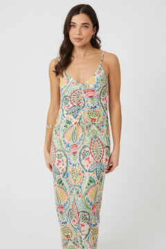 Brave Soul Vestido largo estampado