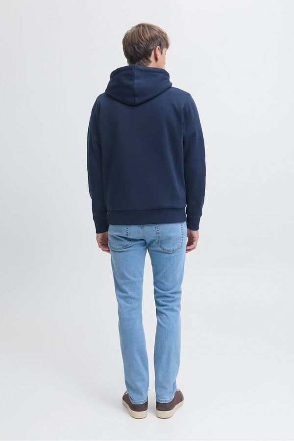 JJ REBEL Sweatshirt mit Kapuze Blau