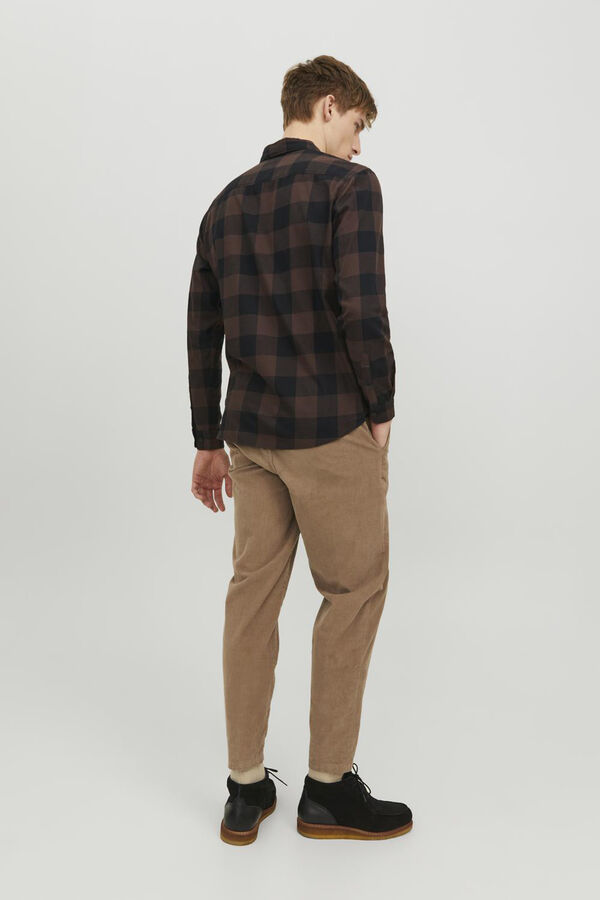 Jack & Jones Camisa confort fit tostado