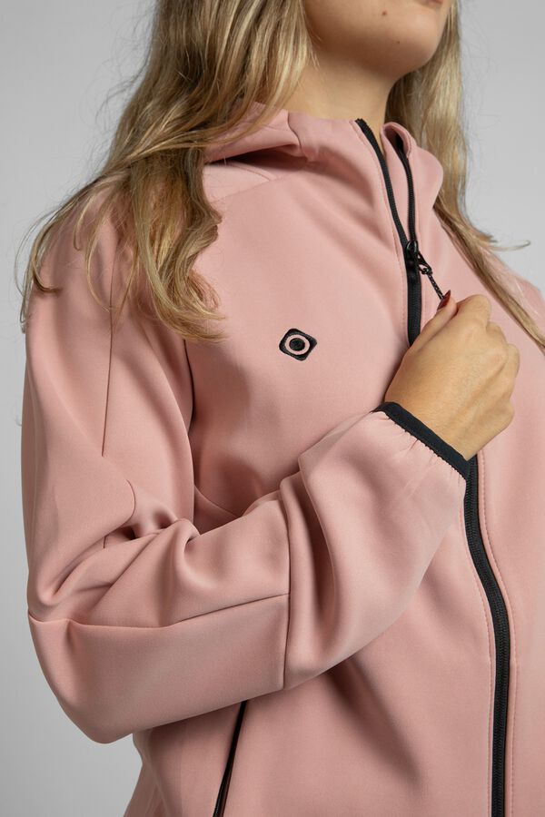 Izas Stretch zip-up sweatshirt pink