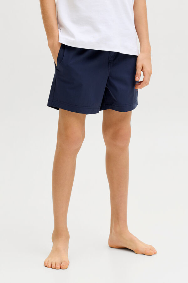 Jack & Jones Junior Logo regular swimwear blue