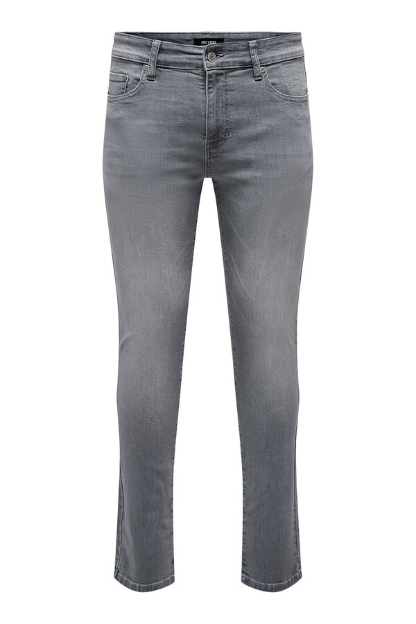 Only & Sons Jeans slim fit. Grau