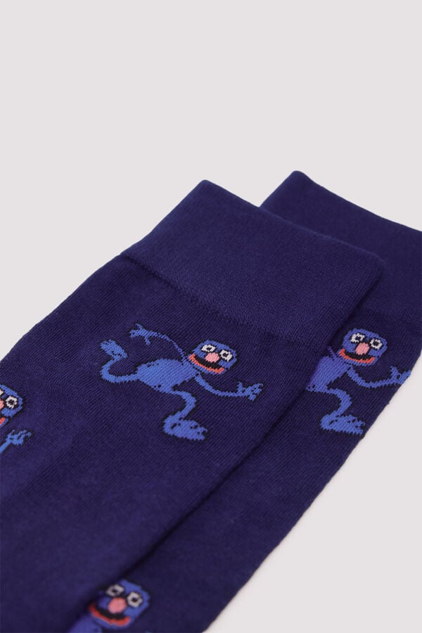 Springfield Sesame Street Cookie Monster Sock blue