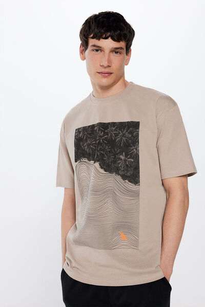 Springfield T-shirt beach gris