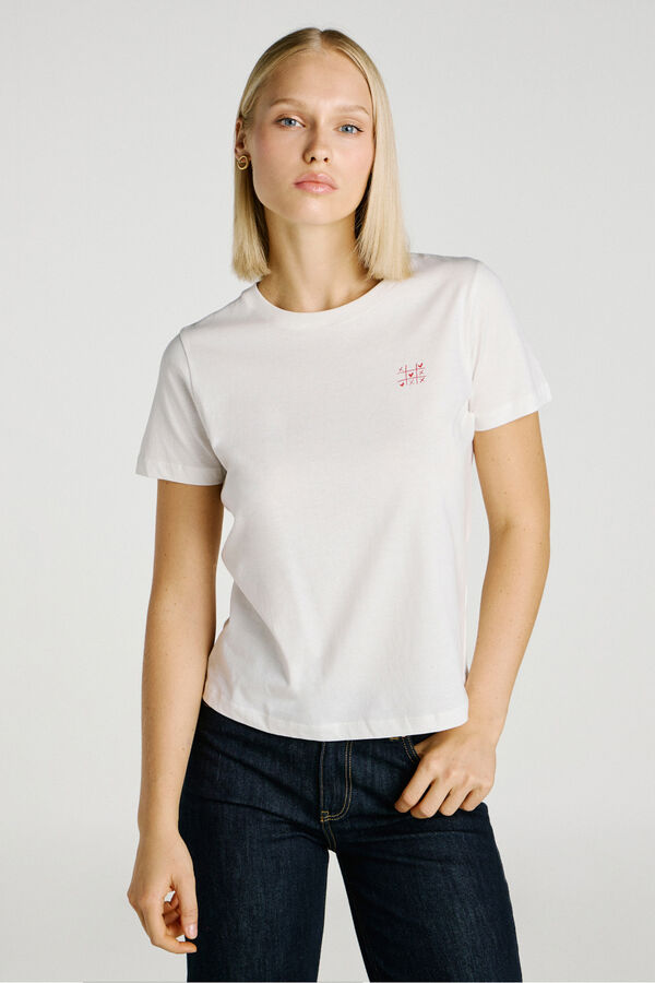 Jack & Jones Slim fit T-shirt feh&eacute;r