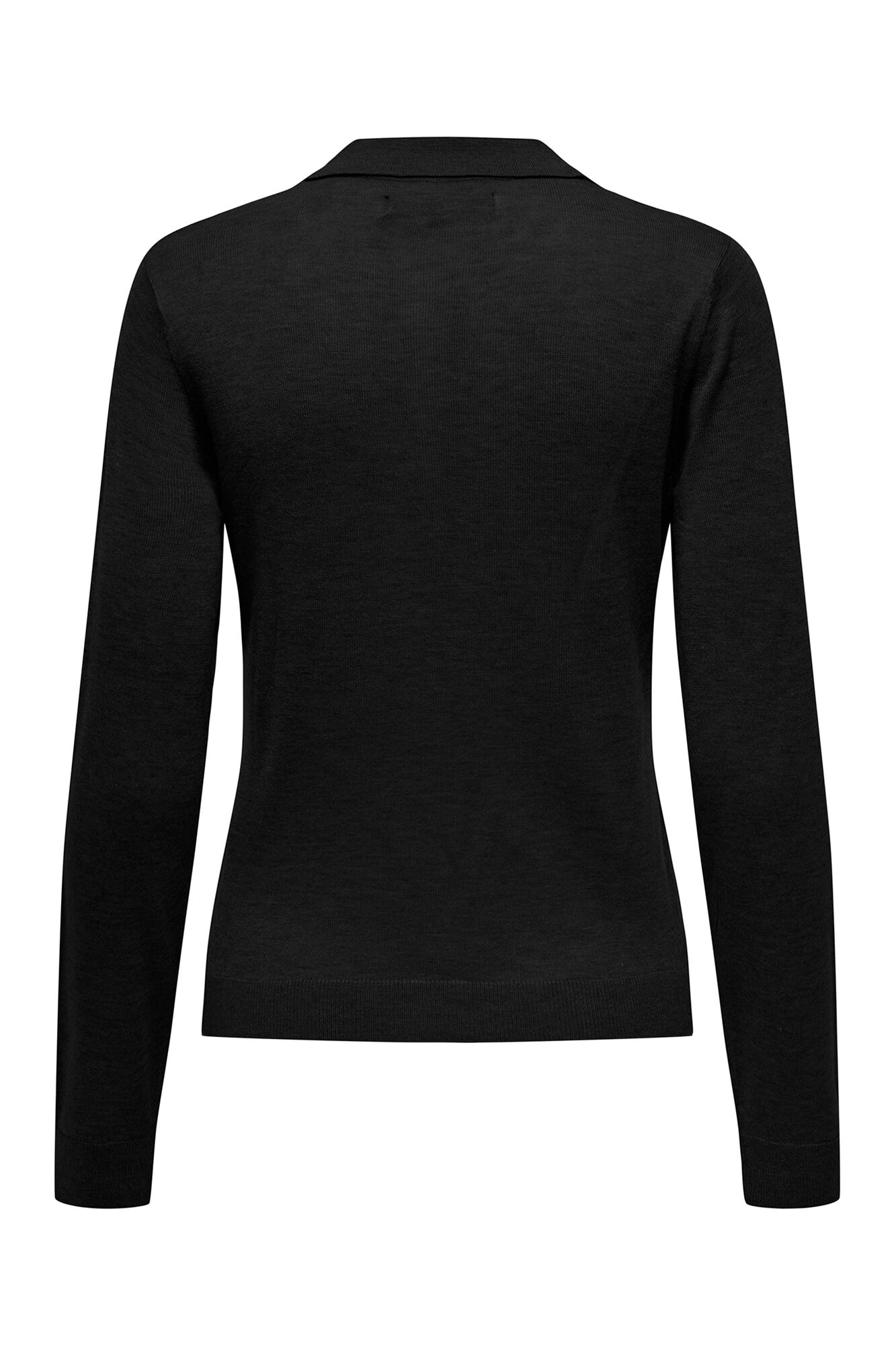 Only Polo de malha de manga comprida