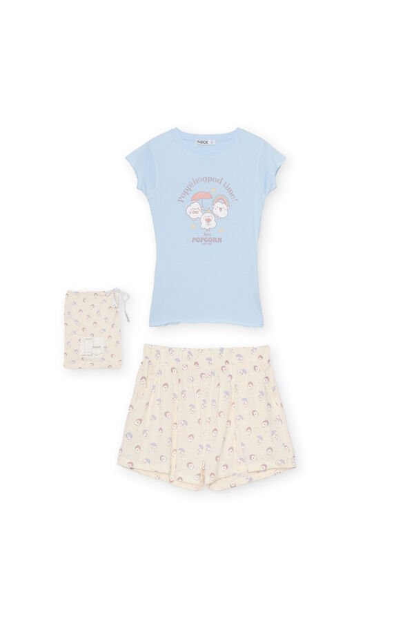 Inside Short pyjamas set marron