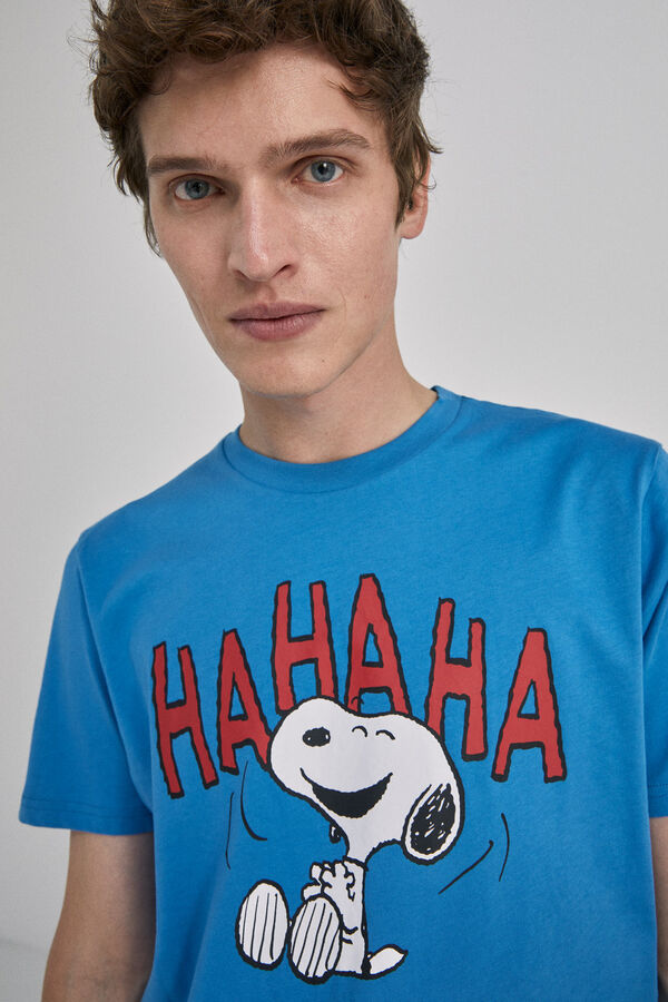 Springfield T-shirt Snoopy Blue