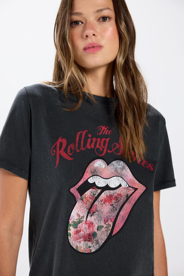 Springfield T-shirt « The Rolling Stones » gris clair