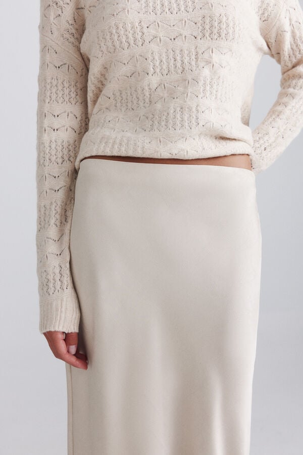 Springfield Pointelle jumper beige