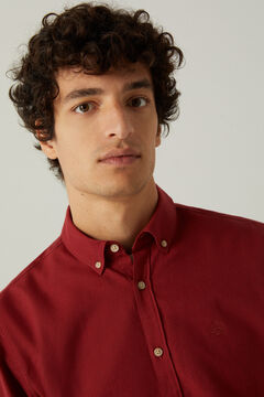 Springfield Chemise twill coudières rouge royal