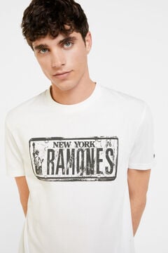 Springfield Camiseta Ramones marfil
