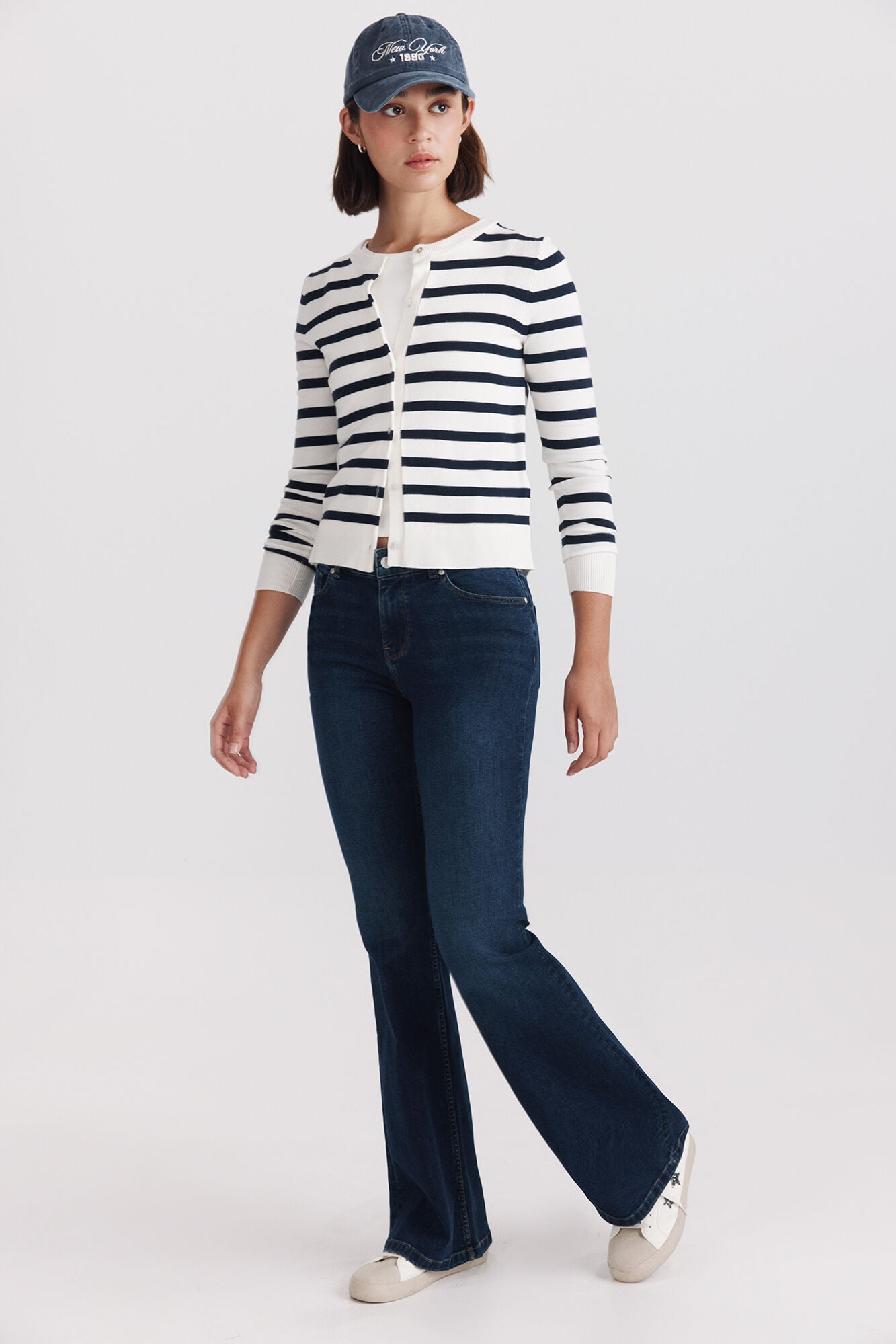 Springfield Jeans bootcut flare niskog struka