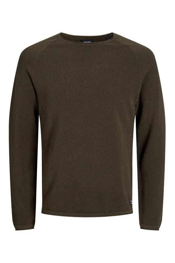 Jack & Jones Jersey de punto b&aacute;sico verde