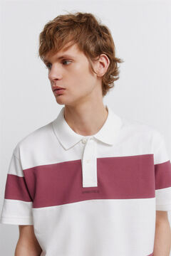 Springfield Polo piqu&eacute; color block coupe regular fit