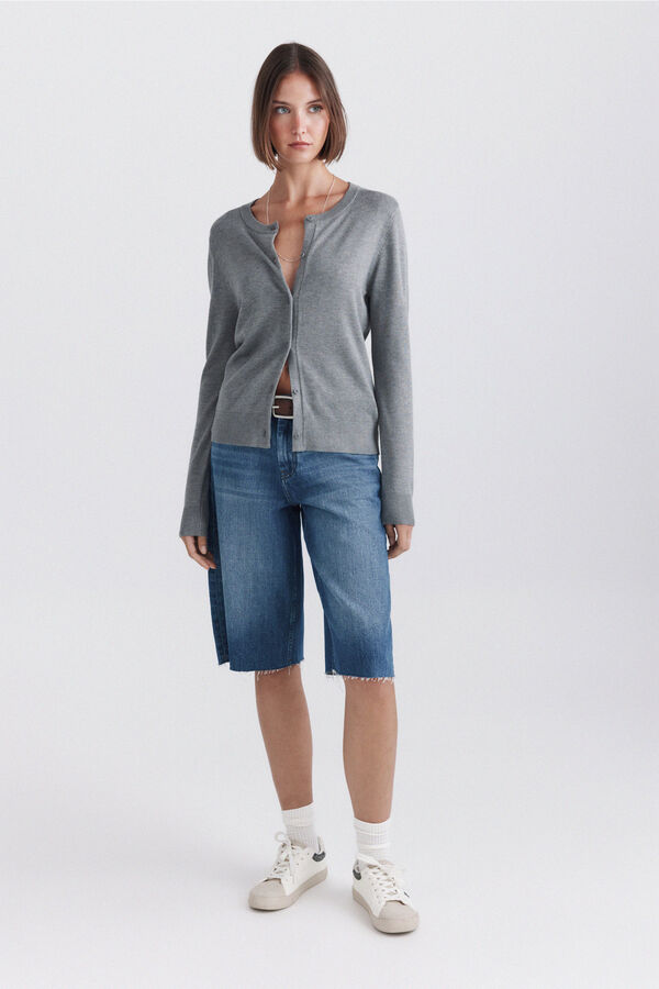 Springfield Thin button cardigan blue