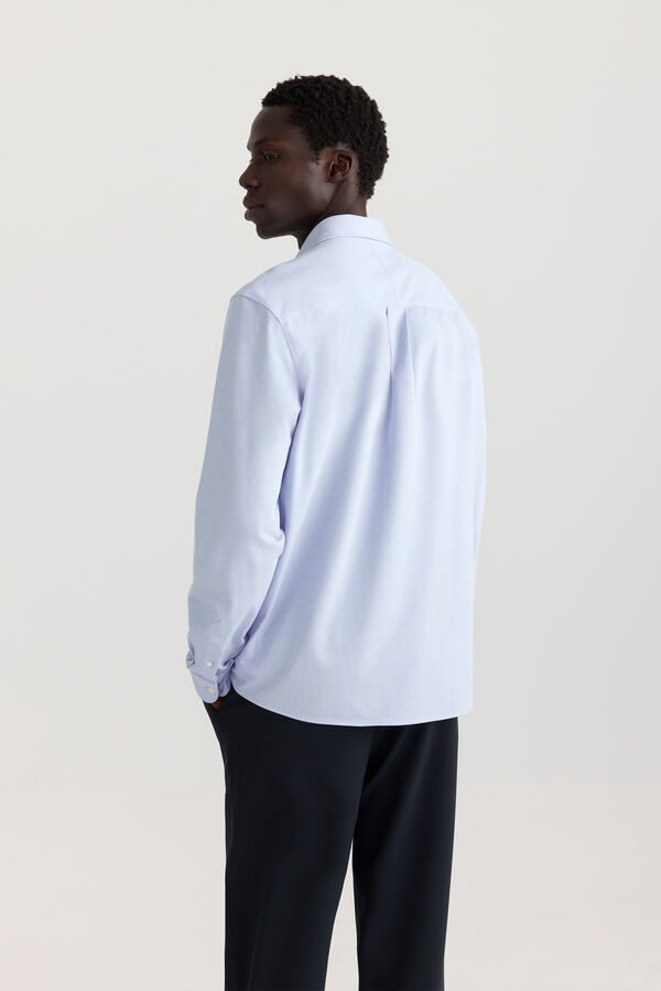 Springfield Camisa performance comfort quick dry e non-iron azul