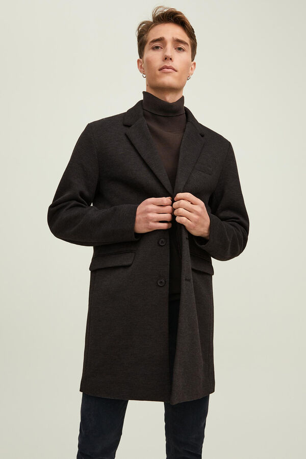 Springfield Long coat with pocket gris