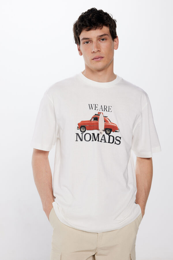 Springfield Camiseta nomads marfil