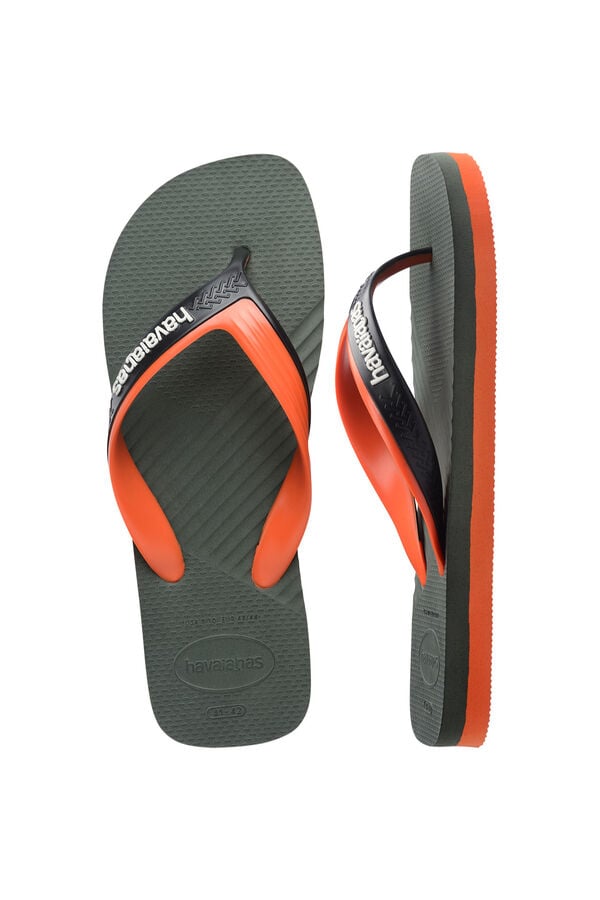 Havaianas Chanclas plataforma goma verde