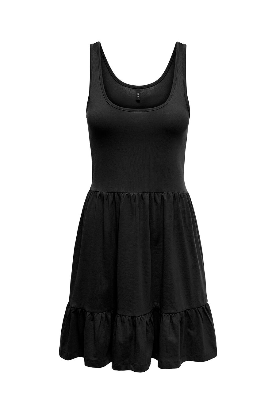 Vestido corto color liso