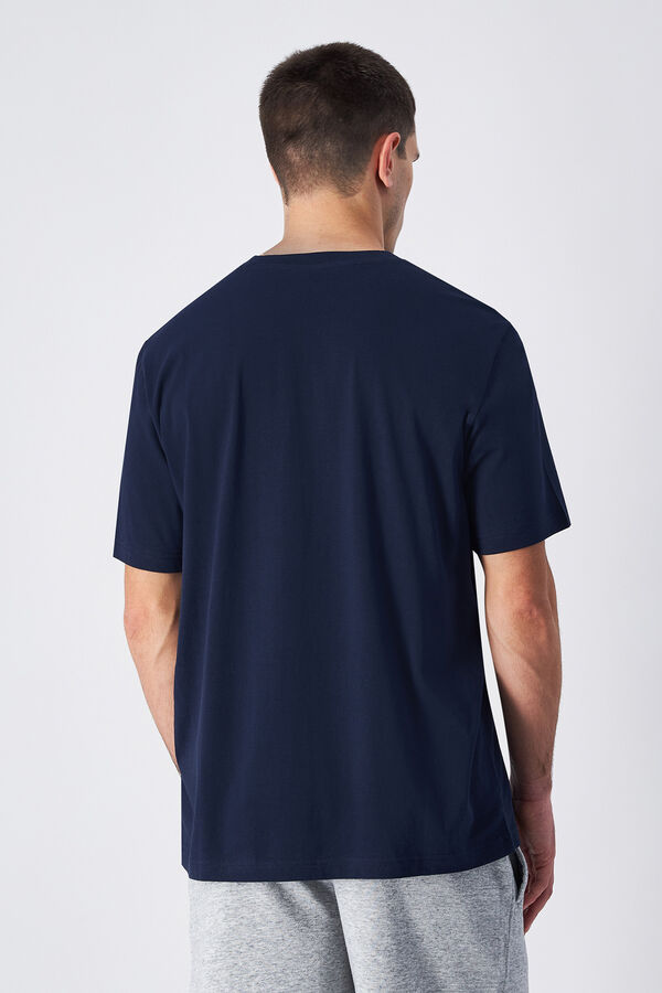 T-shirt Springfield Microraya Double Tricot Homme - Manches Longues à Rayures