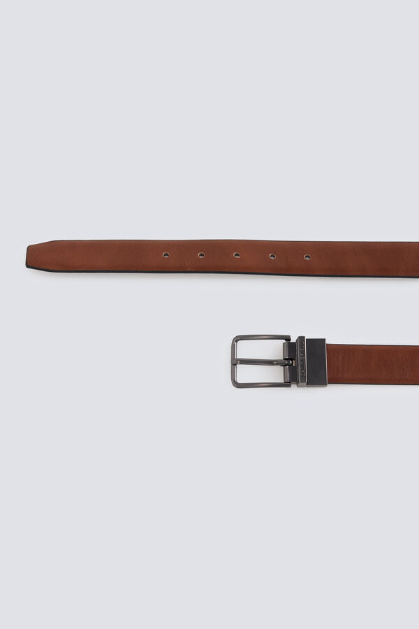 Springfield Basic faux leather belt mink