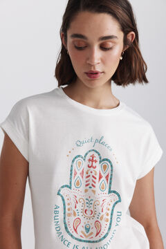 Springfield Cotton graphic T-shirt printed