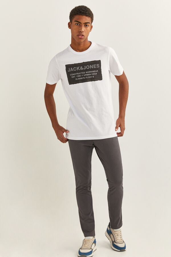 Springfield Central print t-shirt white